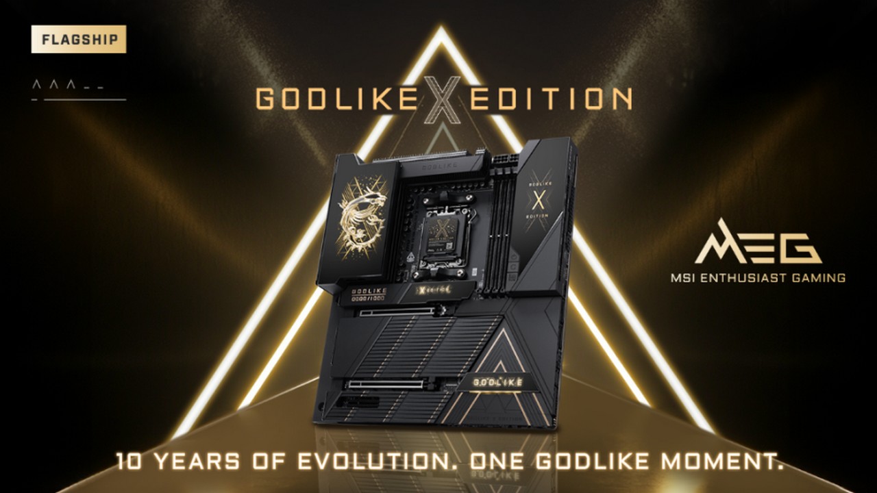 Godlikee MSI prezentuje płyty główne X870E MAX i jubileuszową edycję GODLIKE na ...