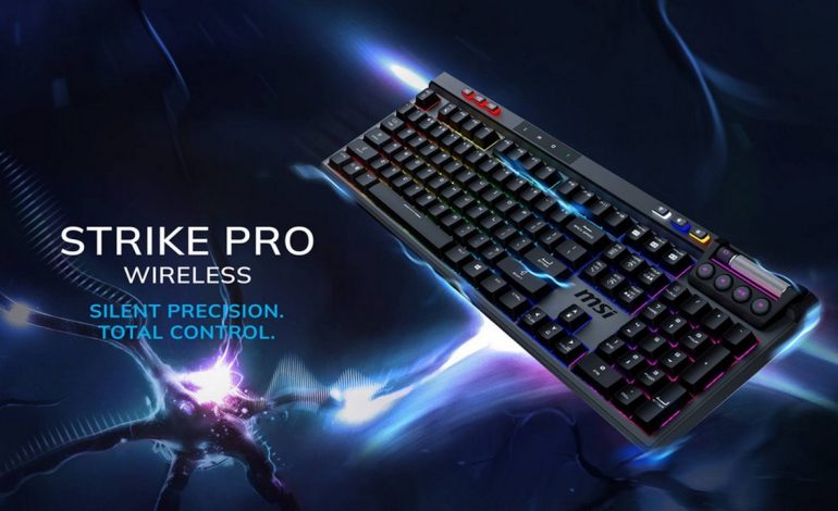  MSI pokazuje STRIKE PRO WIRELESS – cicha, bezprzewodowa klawiatura mechaniczna klasy premium