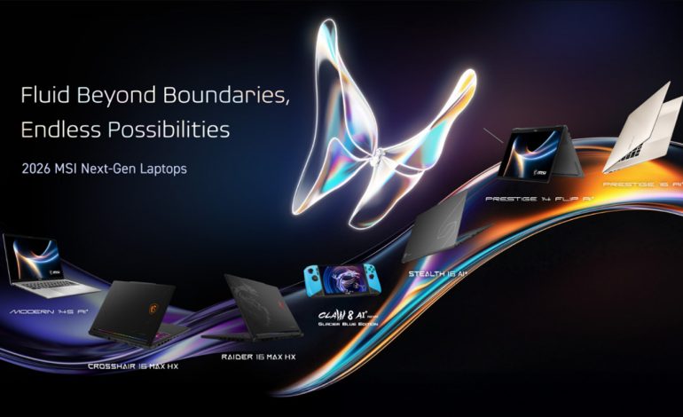  MSI prezentuje na CES 2026 całkowicie nowe laptopy z serii Prestige, Raider, Stealth i Crosshair