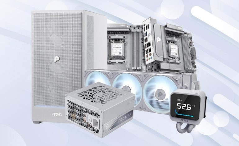  MSI PRO MAX: kompletne podzespoły dla profesjonalistów ceniących estetykę i wydajność