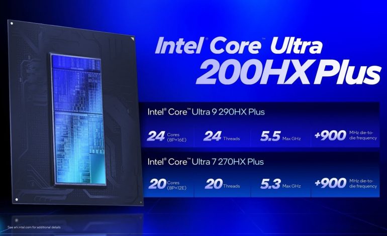 Więcej FPS-ów w laptopie. Intel pokazuje nowe układy Core Ultra 200HX Plus