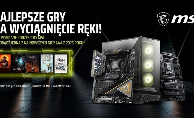  Wybierz obudowę lub płytę MSI i wybierz grę. Do zgarnięcia pięć hitów