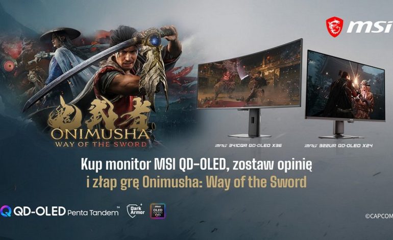 Kup monitor MSI i zgarnij Onimushę. Promocja obejmuje 18 modeli QD-OLED