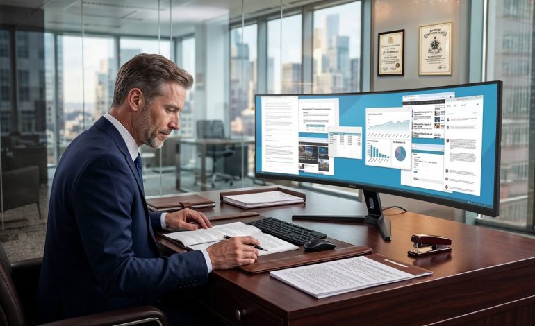 Nowy monitor iiyama ma 49 cali. Zastąpi dwa ekrany QHD